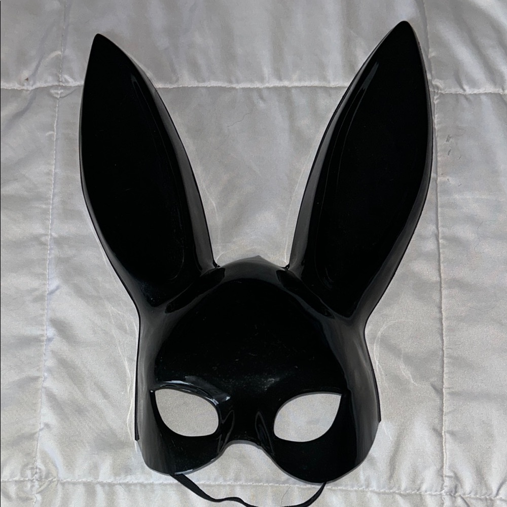 Black Bunny Ear Mask